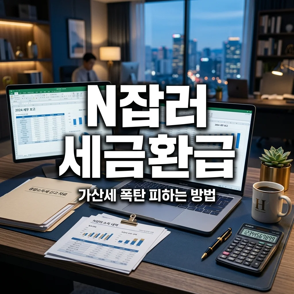 종합소득세 환급 N잡 직장인 합산 신고 방법 및 가산세 방지 팁