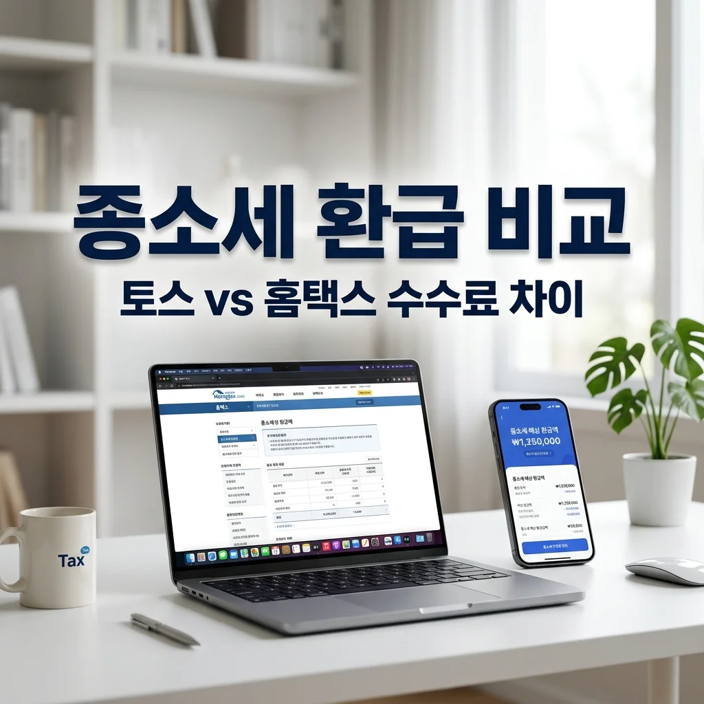 종합소득세 환급 토스 vs 홈택스 비교, 수수료와 편의성 완벽 정리