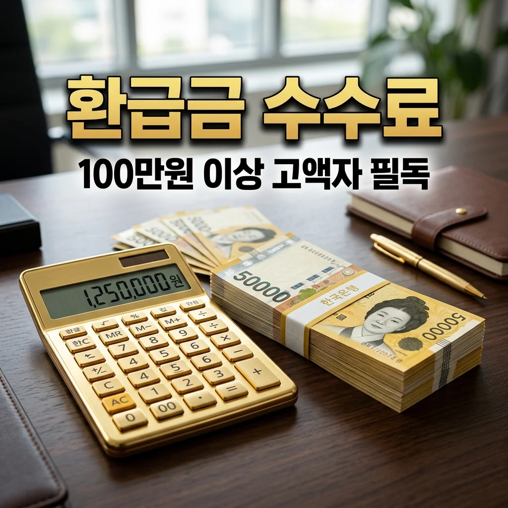종합소득세 환급 100만 원 이상 대상자 세무 대리인 수수료율 총정리