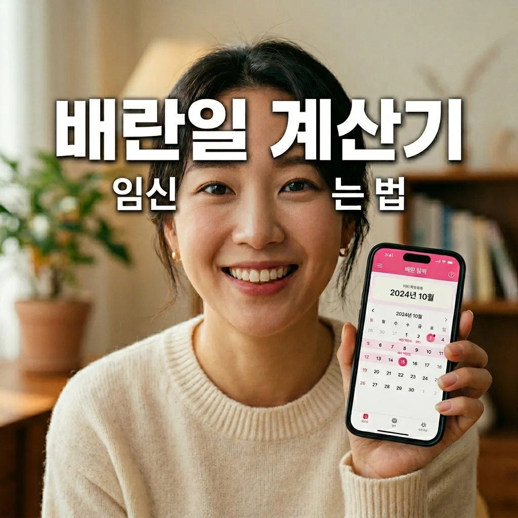 배란일 계산기 정확한 사용법과 임신 확률 높이는 3가지 꿀팁
