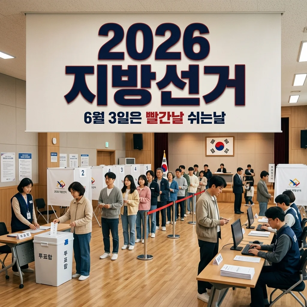 2026 지방선거 사전투표 일정 및 6월 3일 본투표 시간 공휴일 여부 확인