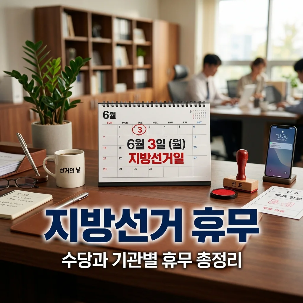 6월 3일 지방선거 법정공휴일 수당 적용 및 은행 병원 주식시장 휴무 단번에 팩트체크