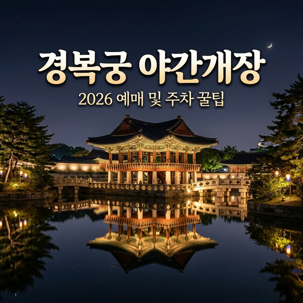 2026 경복궁 야간개장 예매 성공법! 인터파크 취소표 & 주차장 꿀팁