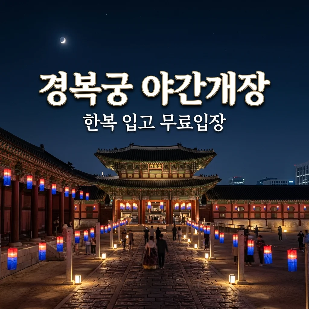 경복궁 야간개장 입장료 할인 팁: 한복 대여로 무료 입장하는 법