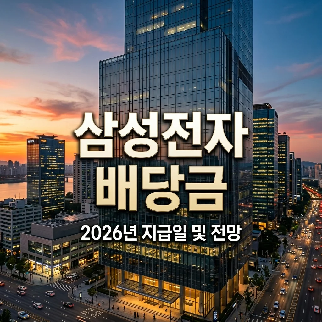 2026 삼성전자 배당금 지급일 주가전망 | 1주당 금액 및 실적 총정리