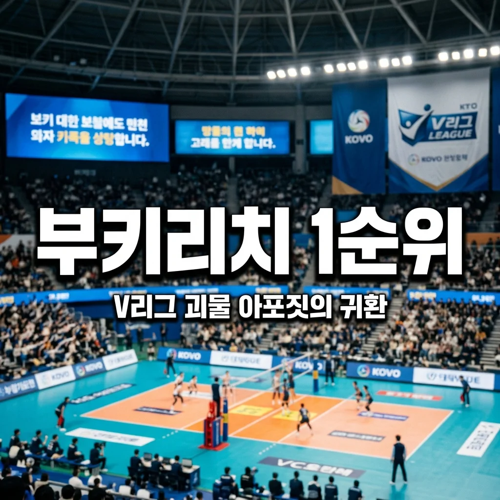 부키리치 V리그 1순위 예약, 198cm 괴물 아포짓의 귀환 분석