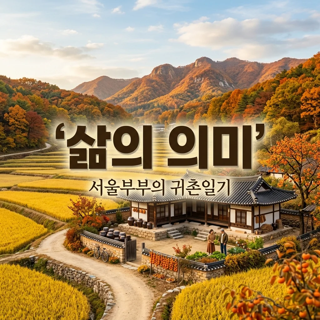 서울부부의 귀촌일기, 이준영 님의 비보가 남긴 삶의 의미와 귀촌 준비 가이드