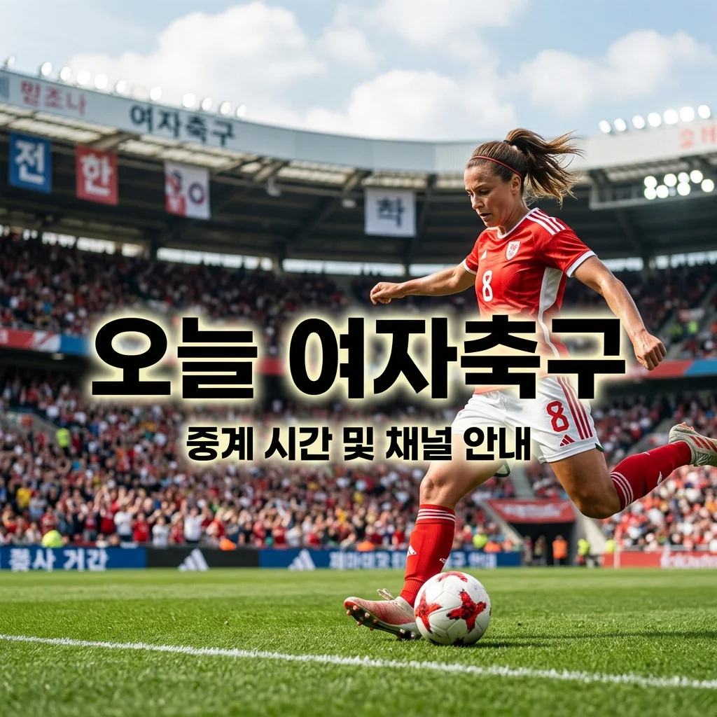 오늘 여자축구 중계방송 시간 채널 실시간 무료 시청 방법 (2026.05.21)