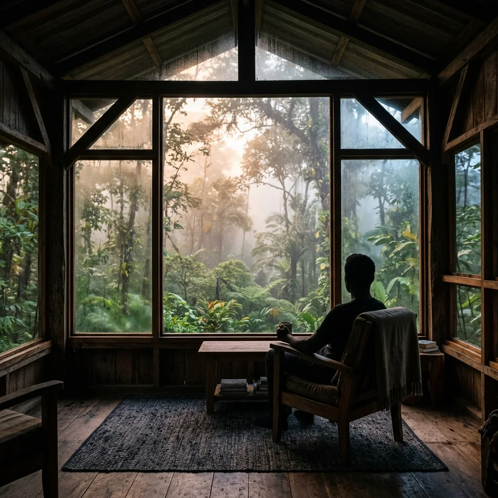 Lodge in the Woods 연출 분석: 숲과 공간이 만드는 치유의 미장센